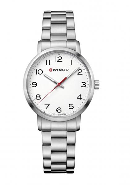 Relógio Feminino Suíço Wenger Linha Avenue Lady Aço Inox 34mm 01.1621.104