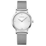 Relógio de Pulso Suíco Feminino Wenger Urban Donnissima 35mm Prata