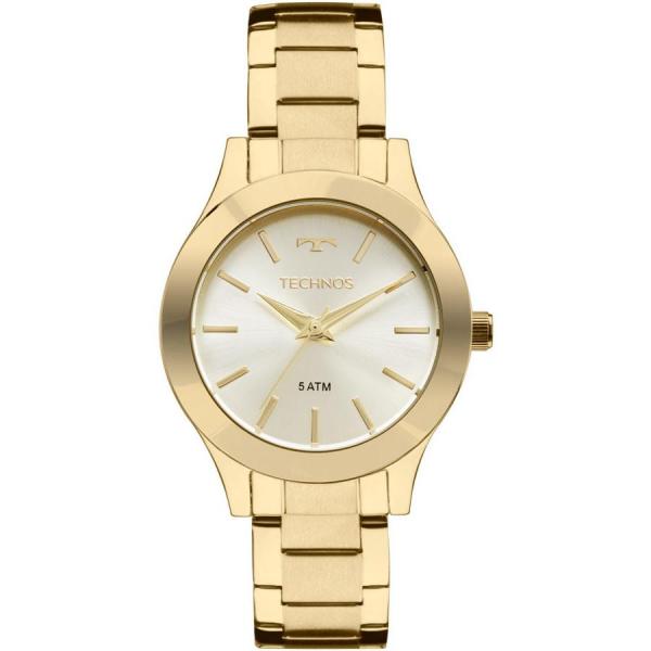 Relógio Feminino Technos 2035MKQ/4X 32mm Aço Dourado