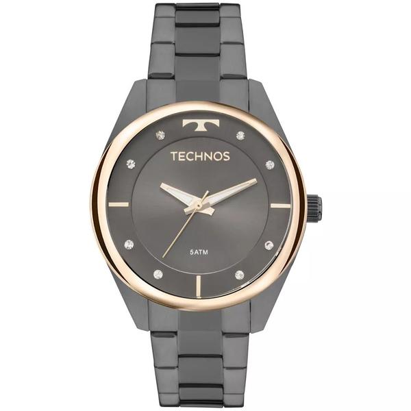 Relógio Feminino Technos 2035MLD/4P Dourado e Chumbo