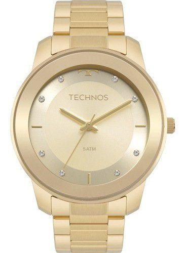 Relógio Feminino Technos 2036MKD/4X Aço Dourado Analógico