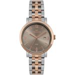 Relógio Feminino Technos 2115MPF/5C 39mm Aço Bicolor Prata/Rose