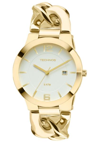 Relógio Feminino Technos 2115UL/4B 40mm Aço Dourado