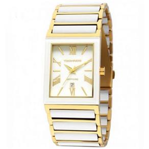 Relógio Feminino Technos Analógico Elegance Ceramic 2015CF/4B - Dourado/Branco