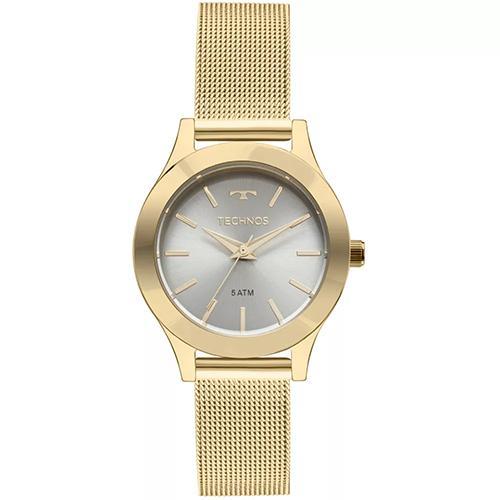 Relógio Feminino Technos Boutique 2035MKR/4V 32mm Pulseira Aço Dourada