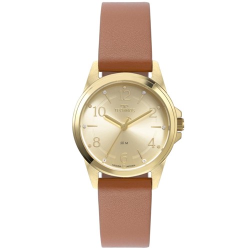 Relógio Feminino Technos Boutique 2035MTH/0X 34mm Couro Marrom