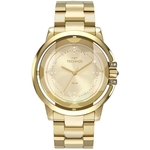 Relógio Feminino Technos Crystal 2036MLL/4X 42mm Aço Dourado