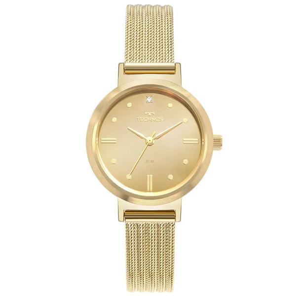 Relógio Feminino Technos Dourado 2036MLR/4D