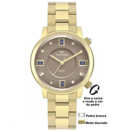 Relógio Feminino Technos Dourado 2039BU/4C