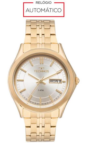 Relogio Feminino Technos Dourado Automatico 8205OC4K