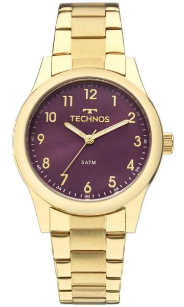 Relogio Feminino Technos Dourado Banhado 2035mkm4g