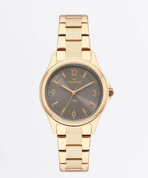 Relogio Feminino Technos Dourado Banhado Ouro 2035MNI4C