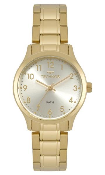 Relogio Feminino Technos Dourado Banhado Ouro 2035MPF4K