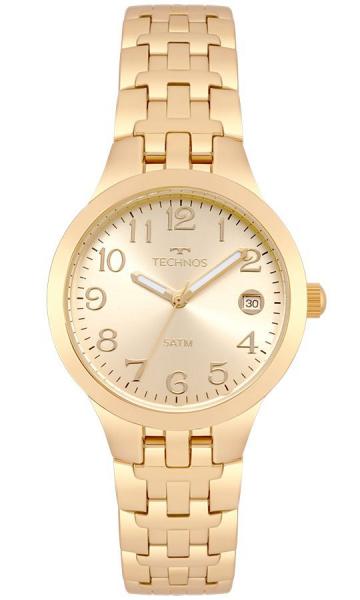 Relogio Feminino Technos Dourado Banhado Ouro 2115FMBOW4X