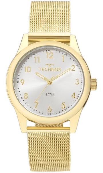 Relogio Feminino Technos Dourado Banhado Ouro Elegance 2035MKL4K