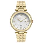 Relogio Feminino Technos Dourado Banhado Ouro Gl15at4b