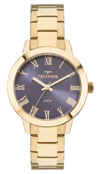 Relogio Feminino Technos Dourado Elegance 2035mku4a