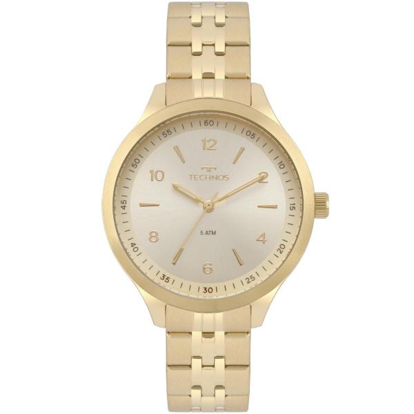 Relógio Feminino Technos Dress 2035MOT/4X 40mm Aço Dourado