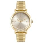 Relógio Feminino Technos Dress 2035MPR/4X 36mm Aço Dourado