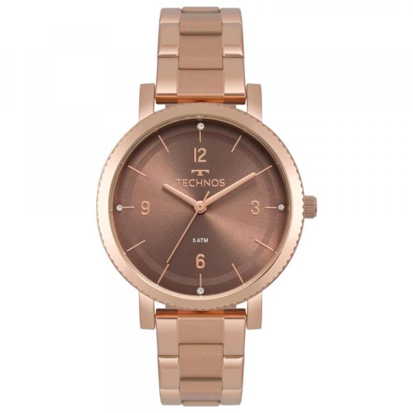 Relógio Feminino Technos Dress 2035MPT/4M 36mm Aço Rose