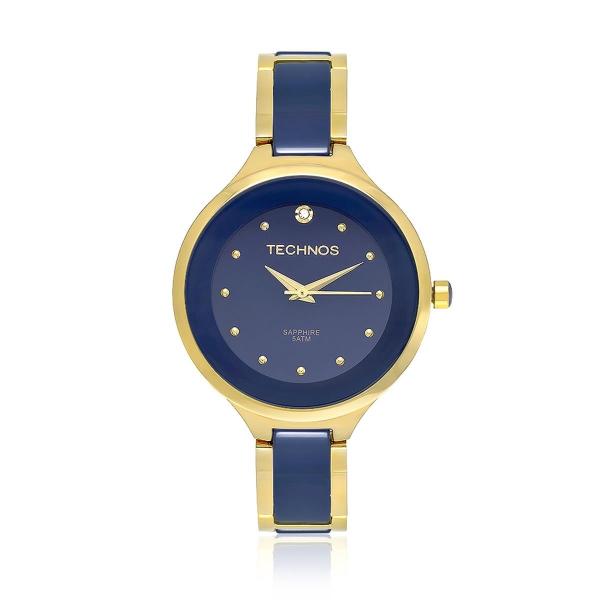 Relógio Feminino Technos Elegance 2035LYV/4A Dourado e Azul