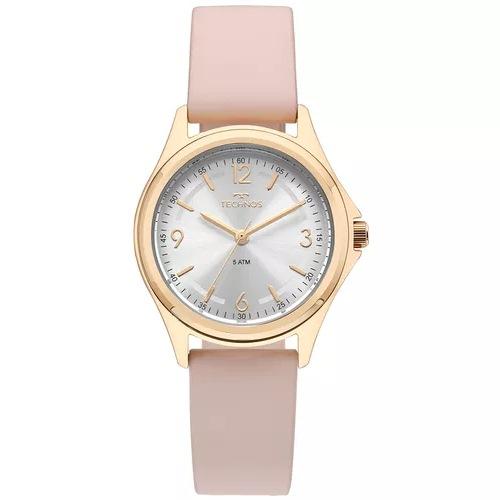 Relógio Feminino Technos Elegance 2035MNJ/2K 31mm Couro Rosa