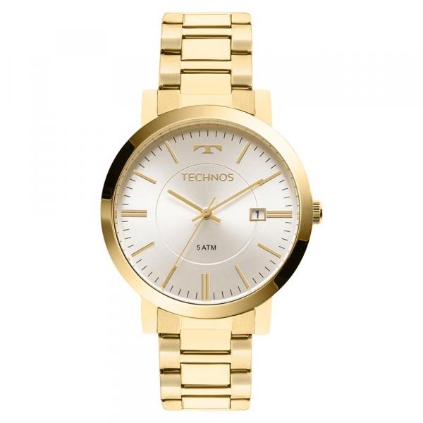 Relógio Feminino Technos Elegance 2115KZX/4K 39mm Pulseira Aço Dourada