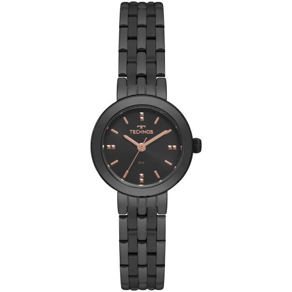 Relógio Feminino Technos Elegance Boutique 2035MQN/4P 26mm Aço Preto