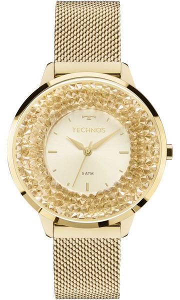 Relógio Feminino Technos Elegance Crystal Swarovski 2035MLG/4X