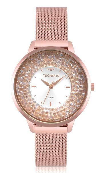 Relógio Feminino Technos Elegance Crystal Swarovski 2035MQB/5K