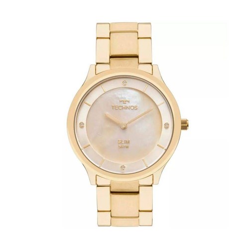 Relógio Feminino Technos Elegance Ladies Gl20hf/4X Dourado