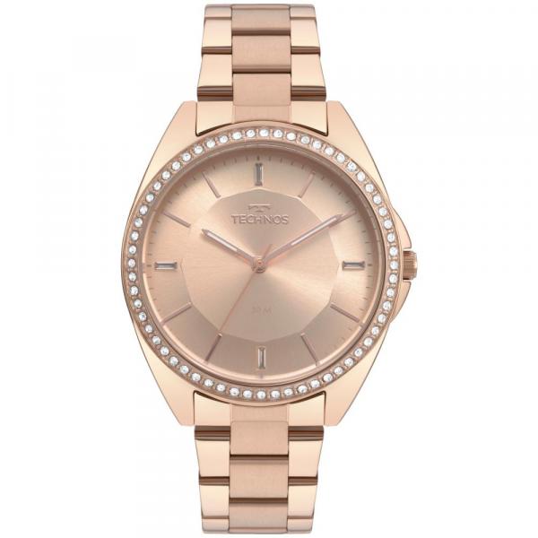 Relógio Feminino Technos Fashion 2035MQW/4A 38mm Aço Rose