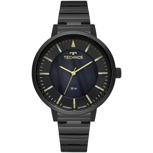 Relógio Feminino Technos Fashion Trend 2033CS/4P 40mm Aço Preto