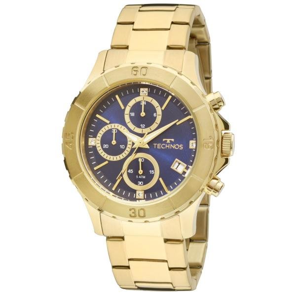 Relógio Feminino Technos JS15BM/4A Pulseira Aço Dourada