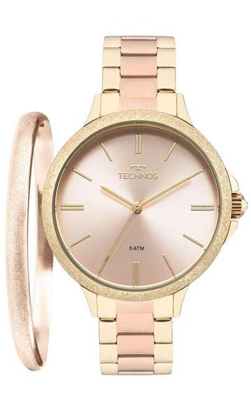 Relogio Feminino Technos Misto Rose Dourado 2035MMBK4T