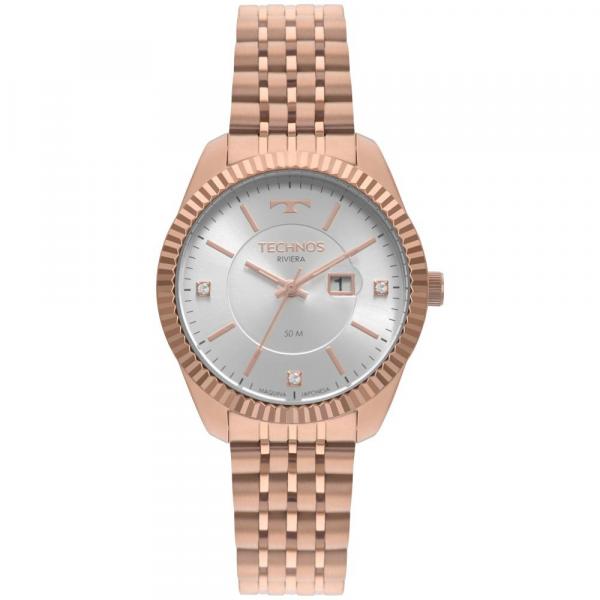 Relógio Feminino Technos Riviera 2015CCW/4K 36mm Aço Rose