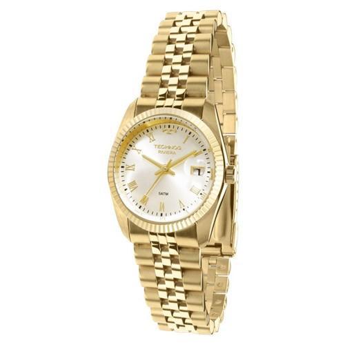 Relógio Feminino Technos Riviera GL10HY/4X 28mm Aço Dourado