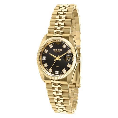 Relógio Feminino Technos Riviera GL10IA/4P 28mm Aço Dourado