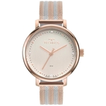 Relógio Feminino Technos Style 2035MSV/1T 38mm Aço Rosé/Prata