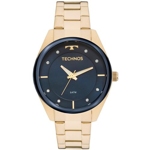 Relógio Feminino Technos Trend 2035MKX/1A 38mm Aço Dourado