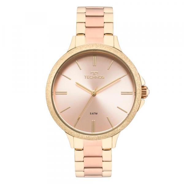 Relógio Feminino Technos Trend 2035MMB/4T 40mm Aço Bicolor Dourado/Rose