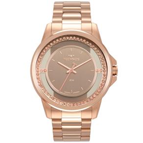 Relógio Feminino Technos Trend 2039CH/4J 40mm Aço Rose