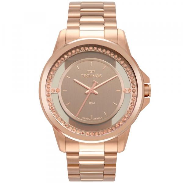 Relógio Feminino Technos Trend 2039CH/4J 40mm Aço Rose