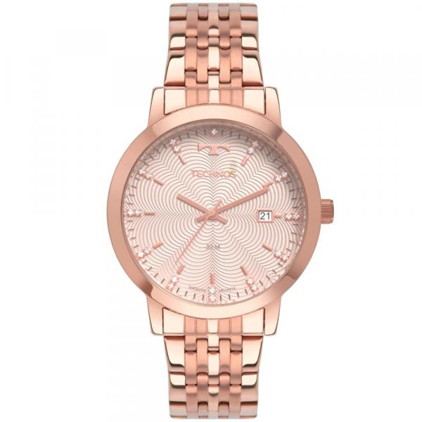 Relógio Feminino Technos Trend 2117LAP/4K 38mm Aço Rose