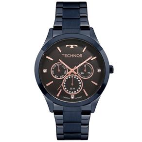 Relógio Feminino Technos Trend 6P29AJJ/4P 40mm Aço Azul