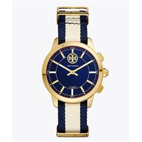 Relógio Feminino Tory Burch 38mm Modelo TBT1203 - a Prova D` Água / Detalhes Banhados a Ouro