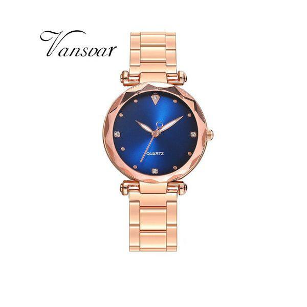 Relógio Feminino Vansvar Rosé Colors Quartz - Lys Lazuli