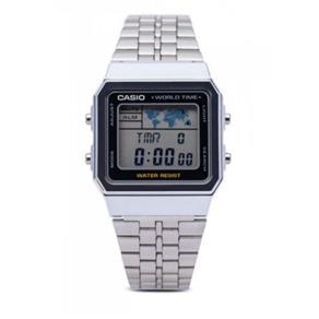 Relógio Feminino Vintage A500wa-1df Prata - Casio