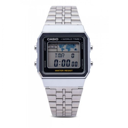 Relógio Feminino Vintage A500wa-1df Prata - Casio