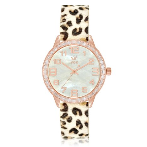 Relogio Feminino Vox Beverly Hills Caixa Metal Dourado